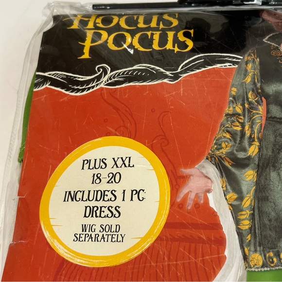 🆕 Hocus Pocus Winnie Plus Size Women Costume - Picture 6 of 11
